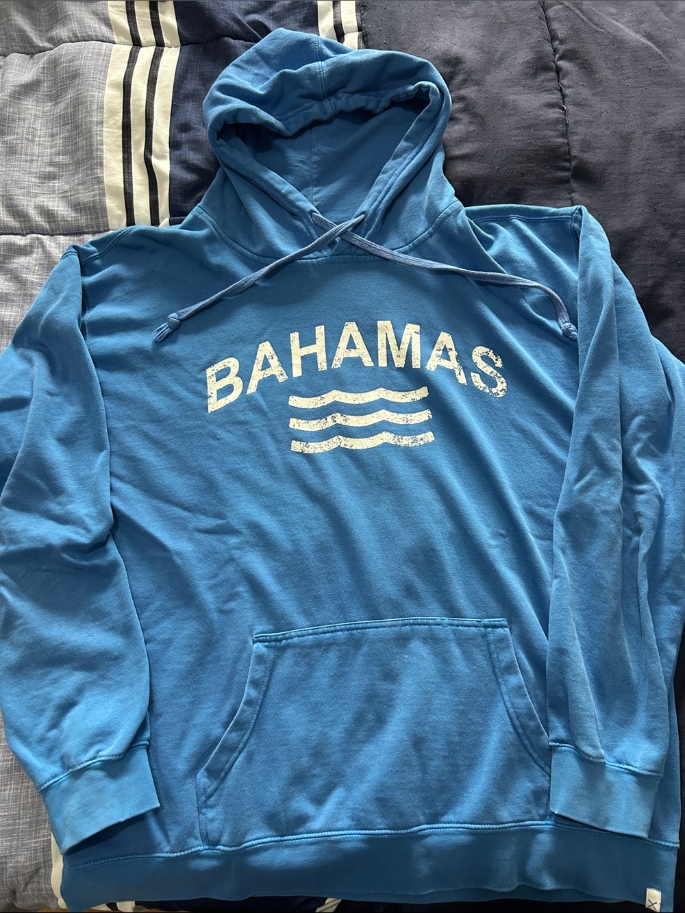 Bahamas Blue Graphic Hoodie